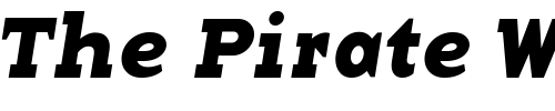 Font : BaseTwelveSerifBI Custom Text : The Pirate Way Test your own text here Click to download or to view this font on a tshirt that can be custom printed in Bali