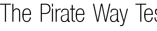 Font : Basic-Sans-Light-SF Custom Text : The Pirate Way Test your own text here Click to download or to view this font on a tshirt that can be custom printed in Bali