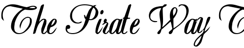 Font : BasicClassA156a-Bold Custom Text : The Pirate Way Test your own text here Click to download or to view this font on a tshirt that can be custom printed in Bali