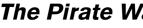 Font : BasicCommercial-LT-Black-Italic Custom Text : The Pirate Way Test your own text here Click to download or to view this font on a tshirt that can be custom printed in Bali