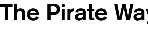 Font : BasicCommercial-LT-Bold Custom Text : The Pirate Way Test your own text here Click to download or to view this font on a tshirt that can be custom printed in Bali