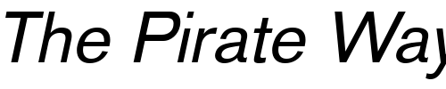 Font : BasicCommercial-LT-Italic Custom Text : The Pirate Way Test your own text here Click to download or to view this font on a tshirt that can be custom printed in Bali