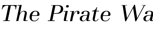 Font : BasiliaT-Italic Custom Text : The Pirate Way Test your own text here Click to download or to view this font on a tshirt that can be custom printed in Bali