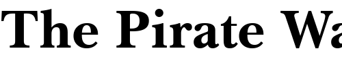 Font : Baskerville-BT-Bold Custom Text : The Pirate Way Test your own text here Click to download or to view this font on a tshirt that can be custom printed in Bali