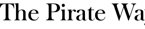 Font : Baskerville-Serial-Medium-Regular Custom Text : The Pirate Way Test your own text here Click to download or to view this font on a tshirt that can be custom printed in Bali
