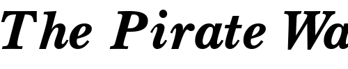 Font : BaskervilleBlackSSK-Italic Custom Text : The Pirate Way Test your own text here Click to download or to view this font on a tshirt that can be custom printed in Bali