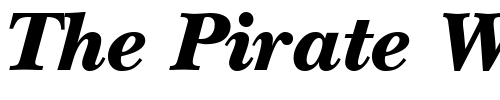 Font : BaskervilleNovaTwoBlack-RegularItalic Custom Text : The Pirate Way Test your own text here Click to download or to view this font on a tshirt that can be custom printed in Bali