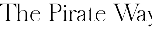 Font : BaskervilleOld-Serial-ExtraLight-Regular Custom Text : The Pirate Way Test your own text here Click to download or to view this font on a tshirt that can be custom printed in Bali