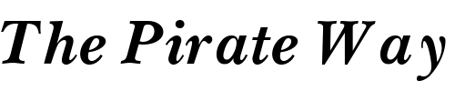 Font : BaskervilleSSK-Bold-Italic Custom Text : The Pirate Way Test your own text here Click to download or to view this font on a tshirt that can be custom printed in Bali