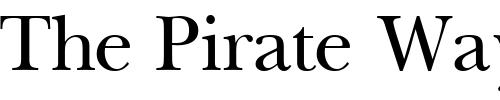 Font : BaskervilleSSK-Regular Custom Text : The Pirate Way Test your own text here Click to download or to view this font on a tshirt that can be custom printed in Bali