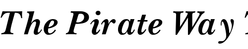 Font : BaskervilleSSK-SemiBoldItalic Custom Text : The Pirate Way Test your own text here Click to download or to view this font on a tshirt that can be custom printed in Bali