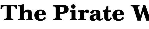 Font : Baskerville_Becker_Bold Custom Text : The Pirate Way Test your own text here Click to download or to view this font on a tshirt that can be custom printed in Bali