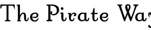 Font : BauderieScriptSSK-Bold Custom Text : The Pirate Way Test your own text here Click to download or to view this font on a tshirt that can be custom printed in Bali
