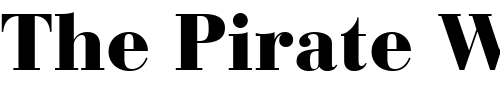 Font : Bauer-Bodoni-Black Custom Text : The Pirate Way Test your own text here Click to download or to view this font on a tshirt that can be custom printed in Bali