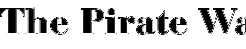 Font : BauerBodDBolIn1 Custom Text : The Pirate Way Test your own text here Click to download or to view this font on a tshirt that can be custom printed in Bali