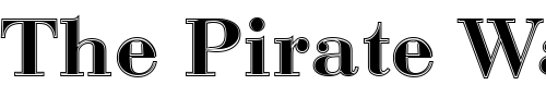 Font : BauerBodTDemBolIn1 Custom Text : The Pirate Way Test your own text here Click to download or to view this font on a tshirt that can be custom printed in Bali