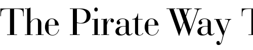 Font : BauerBodni-BT-Roman Custom Text : The Pirate Way Test your own text here Click to download or to view this font on a tshirt that can be custom printed in Bali