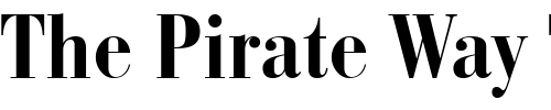 Font : BauerBodoni-BoldCond Custom Text : The Pirate Way Test your own text here Click to download or to view this font on a tshirt that can be custom printed in Bali