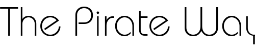 Font : Bauhaus-Light Custom Text : The Pirate Way Test your own text here Click to download or to view this font on a tshirt that can be custom printed in Bali