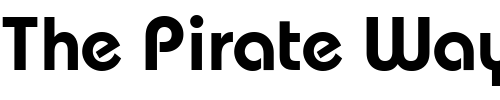 Font : BauhausITC-DemiBold Custom Text : The Pirate Way Test your own text here Click to download or to view this font on a tshirt that can be custom printed in Bali