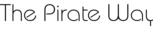 Font : BauhausLightCTT Custom Text : The Pirate Way Test your own text here Click to download or to view this font on a tshirt that can be custom printed in Bali