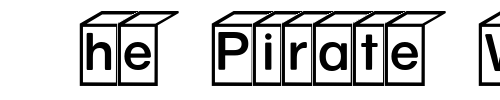 Font : Bausteine Custom Text : The Pirate Way Test your own text here Click to download or to view this font on a tshirt that can be custom printed in Bali
