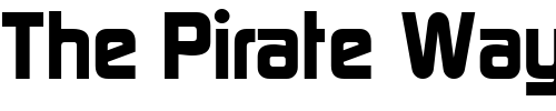 Font : BazoukSSK-Bold Custom Text : The Pirate Way Test your own text here Click to download or to view this font on a tshirt that can be custom printed in Bali