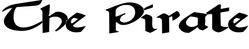 Font : Beach-Regular-ttnorm Custom Text : The Pirate Way Test your own text here Click to download or to view this font on a tshirt that can be custom printed in Bali