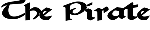 Font : BeachComber65-Bold Custom Text : The Pirate Way Test your own text here Click to download or to view this font on a tshirt that can be custom printed in Bali