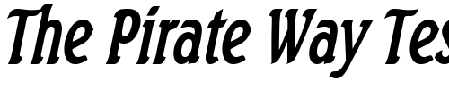 Font : BeachThin-BoldItalic Custom Text : The Pirate Way Test your own text here Click to download or to view this font on a tshirt that can be custom printed in Bali