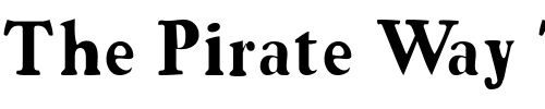 Font : BeaconSSK Custom Text : The Pirate Way Test your own text here Click to download or to view this font on a tshirt that can be custom printed in Bali