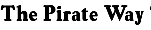 Font : BeaconSSK-Bold Custom Text : The Pirate Way Test your own text here Click to download or to view this font on a tshirt that can be custom printed in Bali