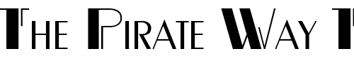 Font : BealeVarigated-Regular-DB Custom Text : The Pirate Way Test your own text here Click to download or to view this font on a tshirt that can be custom printed in Bali
