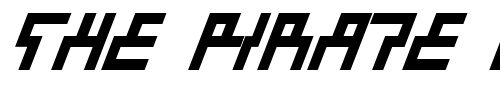 Font : Beam-Rider-Bold-Italic Custom Text : The Pirate Way Test your own text here Click to download or to view this font on a tshirt that can be custom printed in Bali