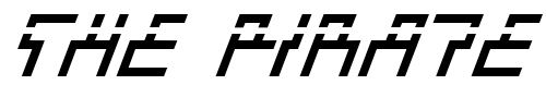 Font : Beam-Rider-Italic-Laser Custom Text : The Pirate Way Test your own text here Click to download or to view this font on a tshirt that can be custom printed in Bali