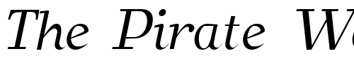 Font : BearButteT-Italic Custom Text : The Pirate Way Test your own text here Click to download or to view this font on a tshirt that can be custom printed in Bali