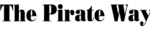 Font : Beau-Condensed-Normal Custom Text : The Pirate Way Test your own text here Click to download or to view this font on a tshirt that can be custom printed in Bali