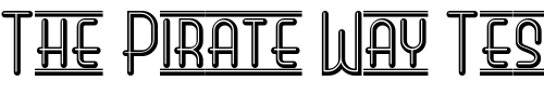 Font : BeautySchoolDropoutII Custom Text : The Pirate Way Test your own text here Click to download or to view this font on a tshirt that can be custom printed in Bali