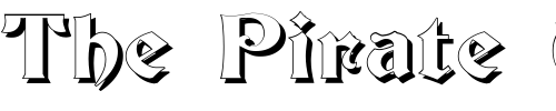 Font : Becker-Shadow Custom Text : The Pirate Way Test your own text here Click to download or to view this font on a tshirt that can be custom printed in Bali