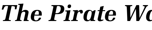 Font : Becker_Latino_Bold_Italic Custom Text : The Pirate Way Test your own text here Click to download or to view this font on a tshirt that can be custom printed in Bali