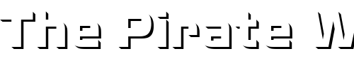 Font : Becker_Only_Shadow Custom Text : The Pirate Way Test your own text here Click to download or to view this font on a tshirt that can be custom printed in Bali