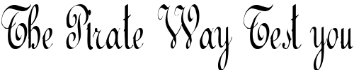 Font : Bed-Regular Custom Text : The Pirate Way Test your own text here Click to download or to view this font on a tshirt that can be custom printed in Bali