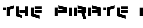 Font : Bedlam-absolute Custom Text : The Pirate Way Test your own text here Click to download or to view this font on a tshirt that can be custom printed in Bali