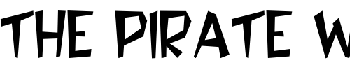 Font : Bedrock-Light Custom Text : The Pirate Way Test your own text here Click to download or to view this font on a tshirt that can be custom printed in Bali