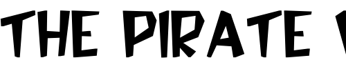Font : Bedrock-Light-Bold Custom Text : The Pirate Way Test your own text here Click to download or to view this font on a tshirt that can be custom printed in Bali