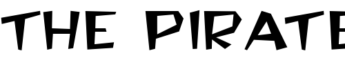 Font : BedrockWide-Regular Custom Text : The Pirate Way Test your own text here Click to download or to view this font on a tshirt that can be custom printed in Bali