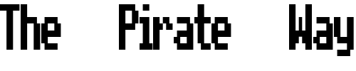 Font : Beeb-Mode-Zero Custom Text : The Pirate Way Test your own text here Click to download or to view this font on a tshirt that can be custom printed in Bali