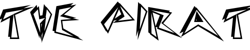 Font : Beeswax-Bold Custom Text : The Pirate Way Test your own text here Click to download or to view this font on a tshirt that can be custom printed in Bali