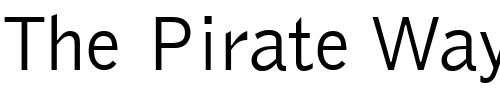 Font : Bell-Gothic-Light Custom Text : The Pirate Way Test your own text here Click to download or to view this font on a tshirt that can be custom printed in Bali