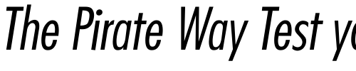 Font : Belmar-CondensedLight-Italic Custom Text : The Pirate Way Test your own text here Click to download or to view this font on a tshirt that can be custom printed in Bali